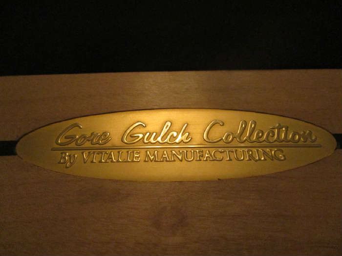 Gore Gulch Collection, Vitalie Manufacturing pool table