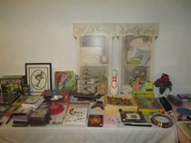 Toys, games and household