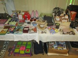 Toys, games and household