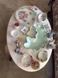 Vintage ashtrays, painted porcelains, lots of great smalls. 