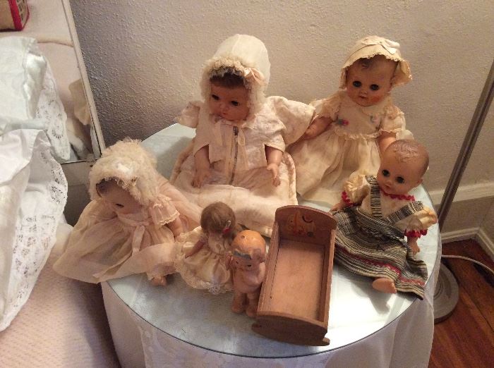 Vintage baby dolls. 