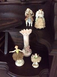 Dresden figurines. All in great shape. 