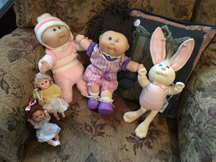Cabbage Patch dolls, bee bunny cabbage patch
