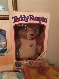 Teddy Ruxpin and clothes
