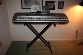 Casio Electronic Keyboard and Stand