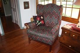 Antique Wing Back Chair