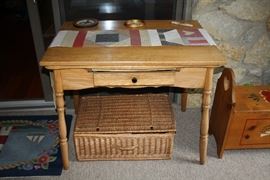 Farm Table with Pull Out Front and Back