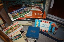 Vintage Board Games and Puzzles