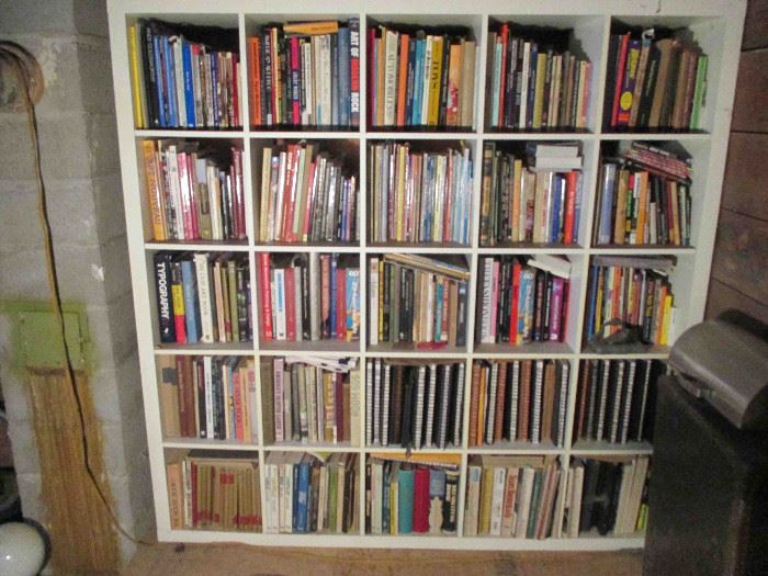 Books shelves wide