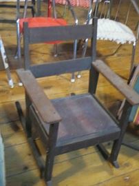 Child chair wood