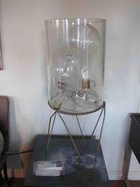 Vase with lightbulbs