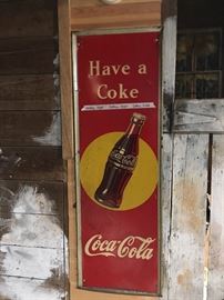 OOH-such a great vintage Coca Cola metal sign-January 1946!