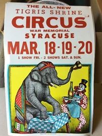 There are a VERY LARGE Number of Circus and other Town Celebration Posters-here are a few