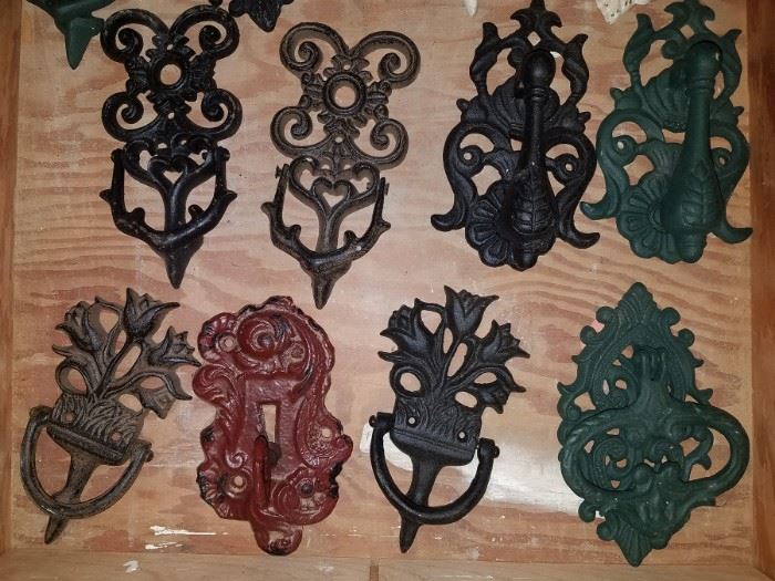 Cast iron door knockers