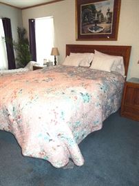 Thomasville full bed and mattress set.