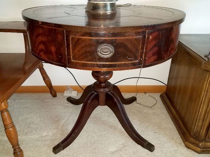 Vintage drum table