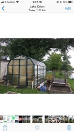 Green House is availed - must be picked up in Lake Orion and disassembled  