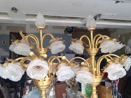 Pair of Ornate Floor Lamps