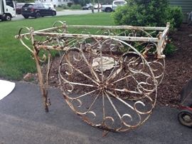 Iron Flower Cart