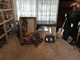 mirrors & vintage solid wood desk