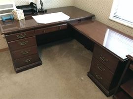 executive wood desk
