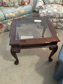 Wood & Glass end table