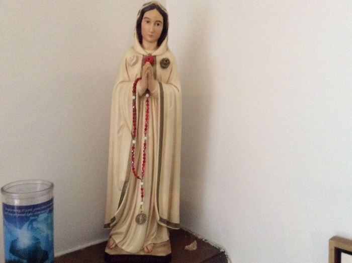 Vintage Holy Mother statue