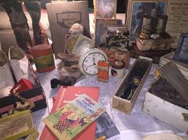 LOTS OF VINTAGE TOYS, BOOKS AND COLLECTIBLES