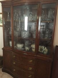 MAHOGANY CHINA CABINET