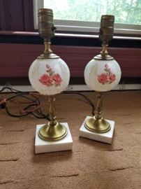 Milkglass Rose Lamps, Set of 2 https://ctbids.com/#!/description/share/26951