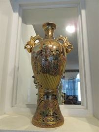 Assortment Satsuma Pottery Vases