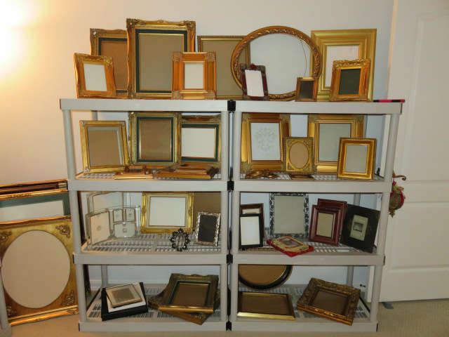 Large Assortment of Picture Frames