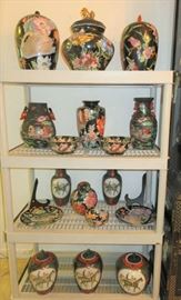Vintage Chinese Macau Vases, Ginger Jars, Bowls, Plates