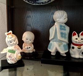 Hakata Unglazed Porcelain Figures
