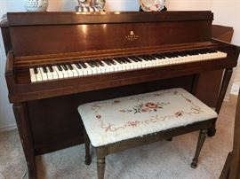 Vintage Lester Piano w/Bench
