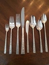 8-Pc Place Setting Rogers Bros. "Silver Lace" Flatware