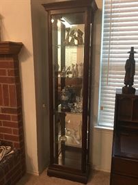 Curio Cabinet 18"w X 73"h Lighted                                              (2-available)