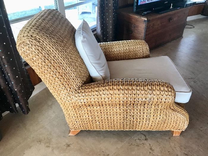 Woven Ralph Lauren Low Arm Chair