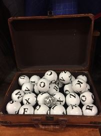 Decor Alphabet Balls w/ Case