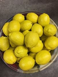 Faux Bowl of Lemons