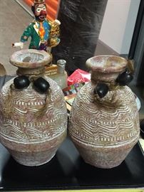 Stoneware vases