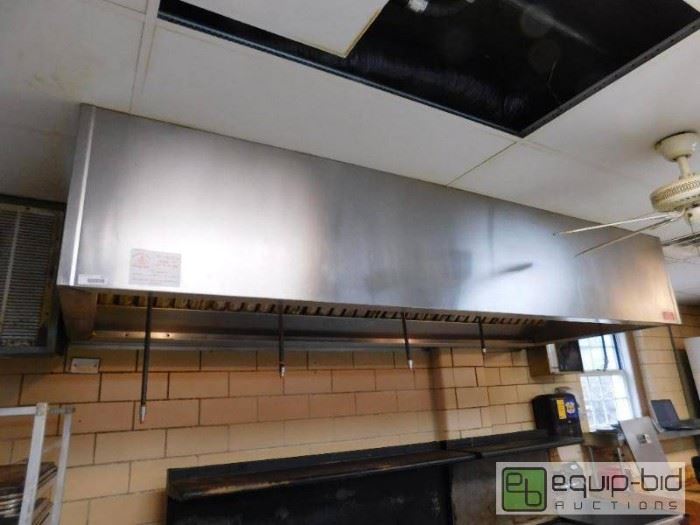 Exhaust Hood 10-ft Stainless Steel