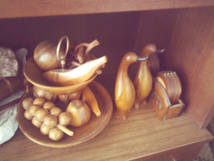 Wooden Fruit & Tray / Wooden Ducks & Coasters