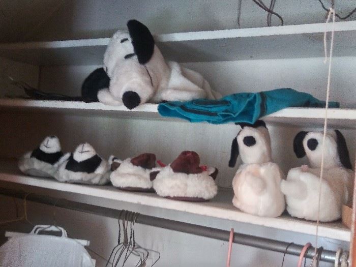 SNOOPY SLIPPERS AND OTHERS