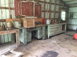 Vintage workbench