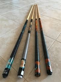 Pool sticks in great condition