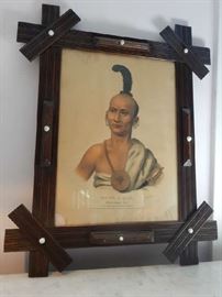 MCKINNEY & HALL PRINT DEPICTING HAI-POL-E-QUAH