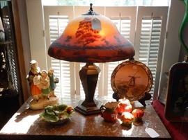 1920'S CLASSIQUE #8215 REVERSE PAINTED CHIPPED ICE