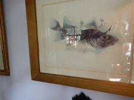 SIEGFRIED REINHARDT FISH PRINT