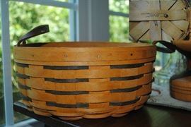 Longaberger round basket
